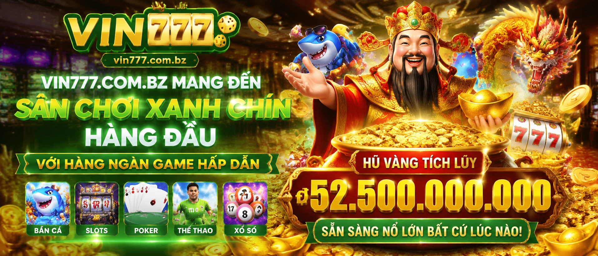 VIN777 khu Nổ Hũ và slot game