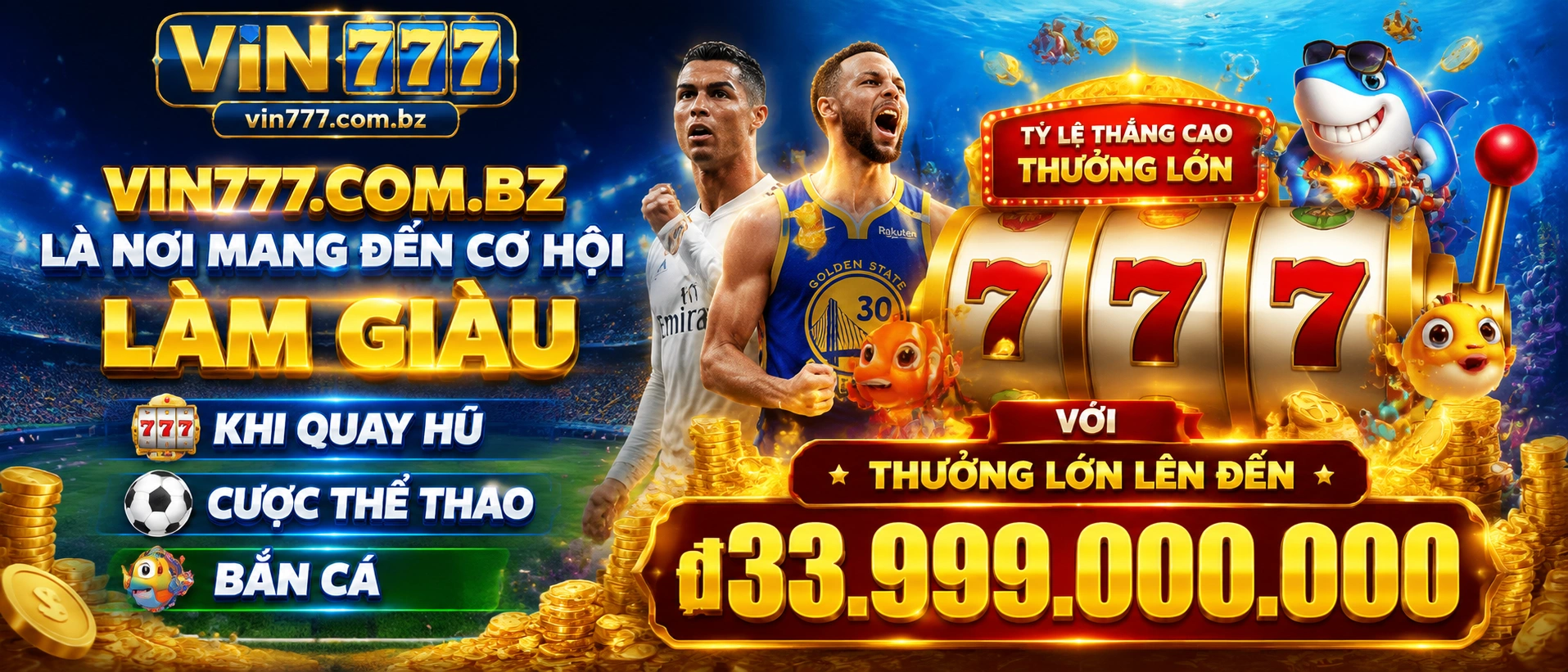 VIN777 trải nghiệm bắn cá và giải trí trên mobile